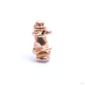 Follow Me Press-fit End in Gold from Pupil Hall in rose gold