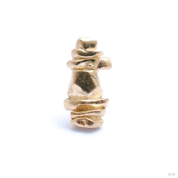 Follow Me Press-fit End in Gold from Pupil Hall in yellow gold