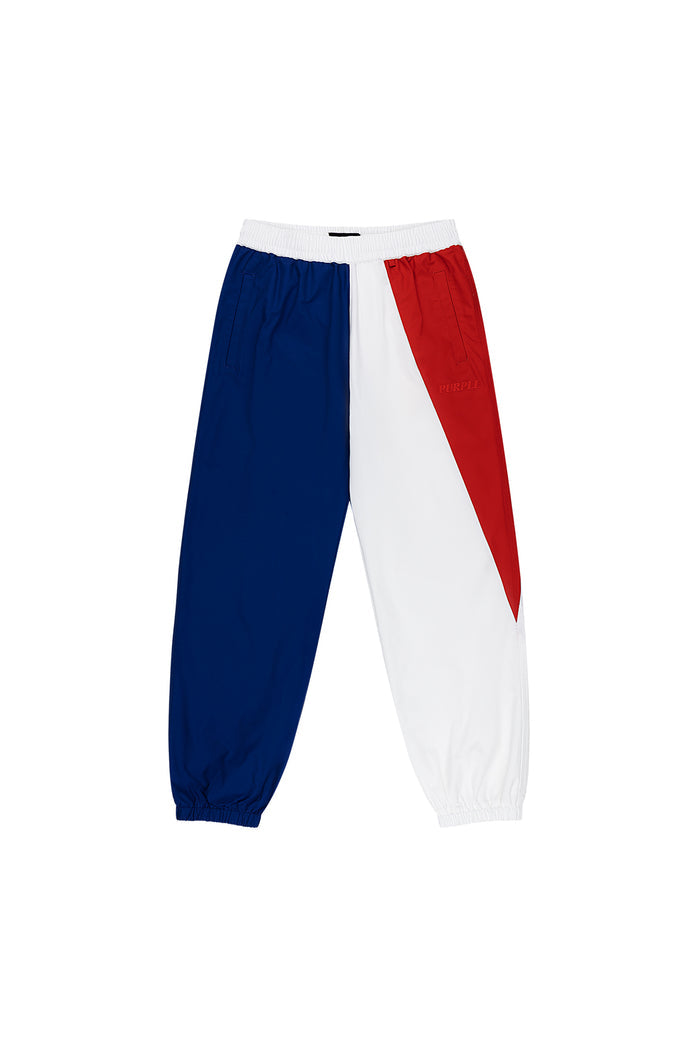 France All Around Pant, relaxed fit, woven polyester, with waist band drawcord and zipper pocket.