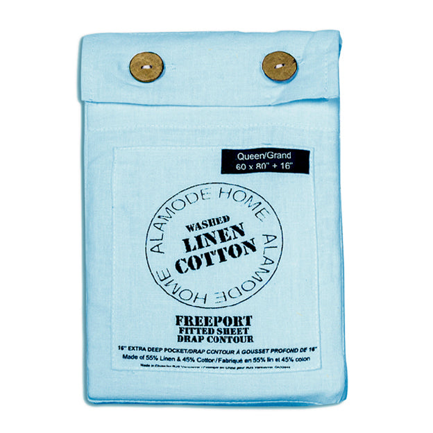 Freeport Linen Cotton Fitted Sheet