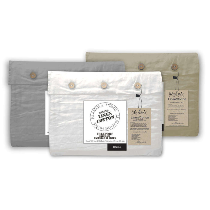 Freeport Linen Cotton Sheet Set