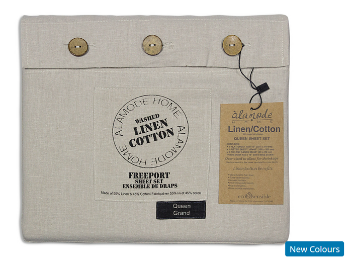 Freeport Linen Cotton Sheet Set