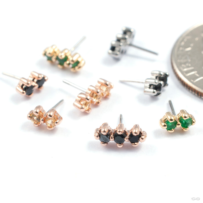 Gala Press-fit End in Gold from Quetzalli in various sizes and materials