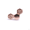 Gamma 08 Press-fit End in Gold from Tether Jewelry in rose gold