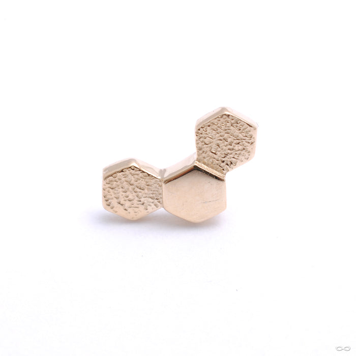 Gamma 08 Press-fit End in Gold from Tether Jewelry in yellow gold