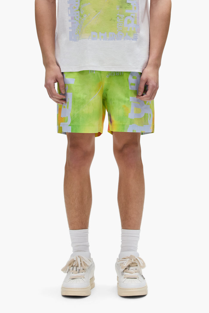 Gateway All Around Short Swimwear with elastic waistband and digital printed design