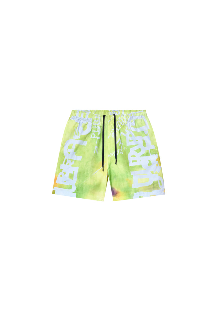 Gateway All Around Short in Brilliant White with water repellent treatment and elastic waistband.