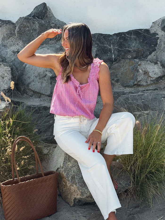 Georgina Gingham Top - Stitch And Feather