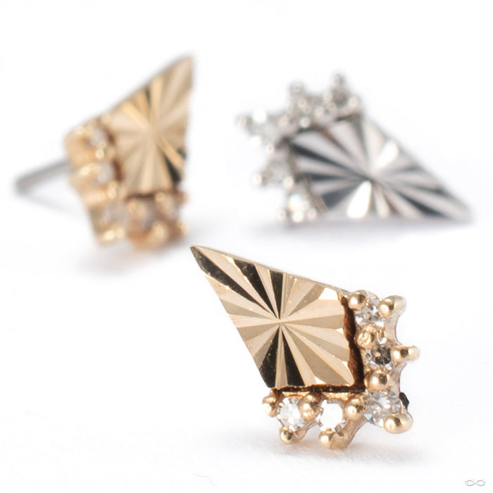 Glow Press-fit End in Gold from Buddha Jewelry group jewelry
