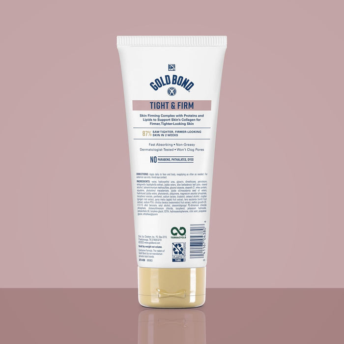 Gold Bond Age Renew Tight & Firm Body & Face Lotion with Proteins & Lipids, Skin Firming Lotion for Aging, Dry Skin, 8 oz.