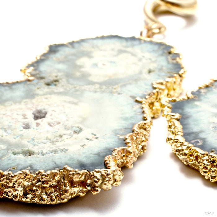 Gold Dipped Geode Slices from Diablo Organics