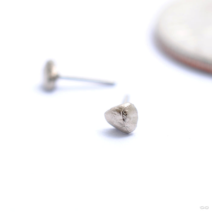 Gold Dust Press-fit End in Gold from Pupil Hall in white gold