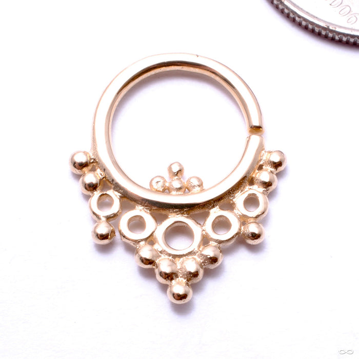 Goldendaze Seam Ring in Gold from Buddha Jewelry in yellow gold