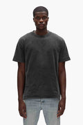Gothic Monogram Tee black short-sleeved premium cotton jersey with Purple Brand logos.