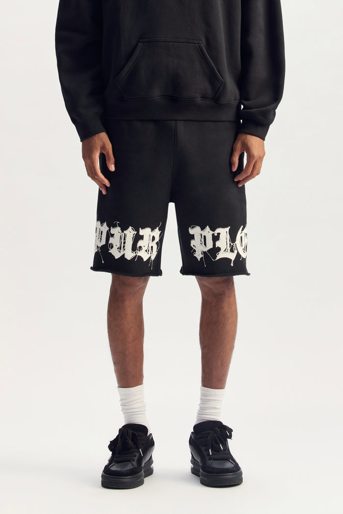 Gothic Wordmark Stitch Short
