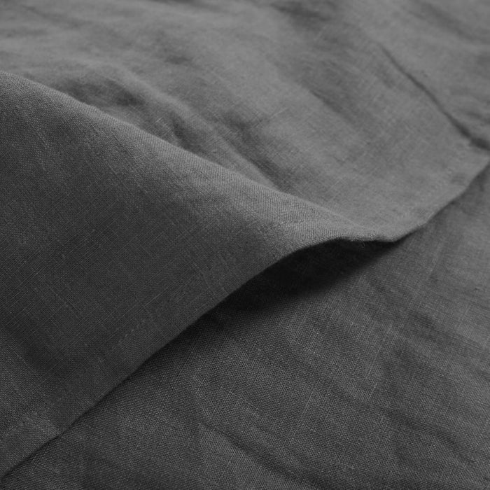 Graphite Linen Duvet Cover Set