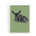 Greeting Card | Fawn (Green)