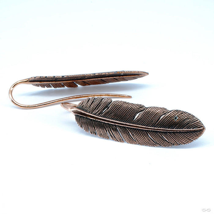 Guardian Earrings from Maya Jewelry in Copper