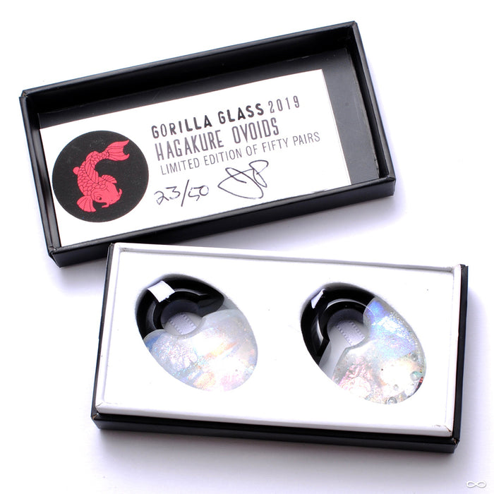 Hagakure Shogun Ovoids from Gorilla Glass in Ice with custom box