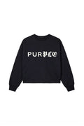 Half & Half Crewneck Sweater