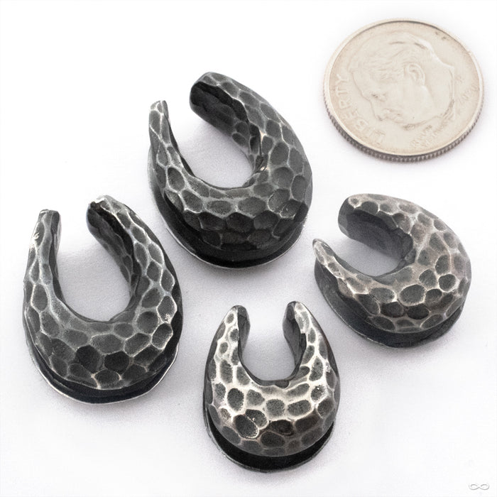 Hammered Platform Saddle Spreader Weights from Diablo Organics group photo