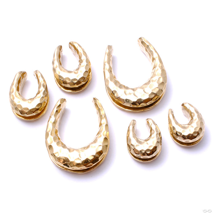Hammered Platform Saddle Spreader Weights from Diablo Organics in assorted sizes