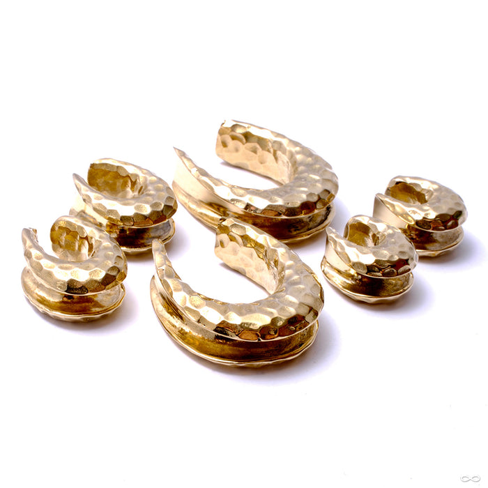 Hammered Platform Saddle Spreader Weights from Diablo Organics in assorted sizes