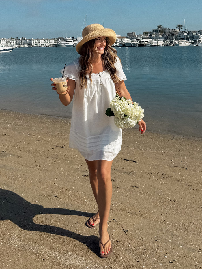 Hamptons Mini Dress - Stitch And Feather