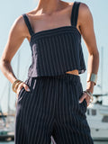 Haven Stripe Crop Top - Final Sale - Stitch And Feather
