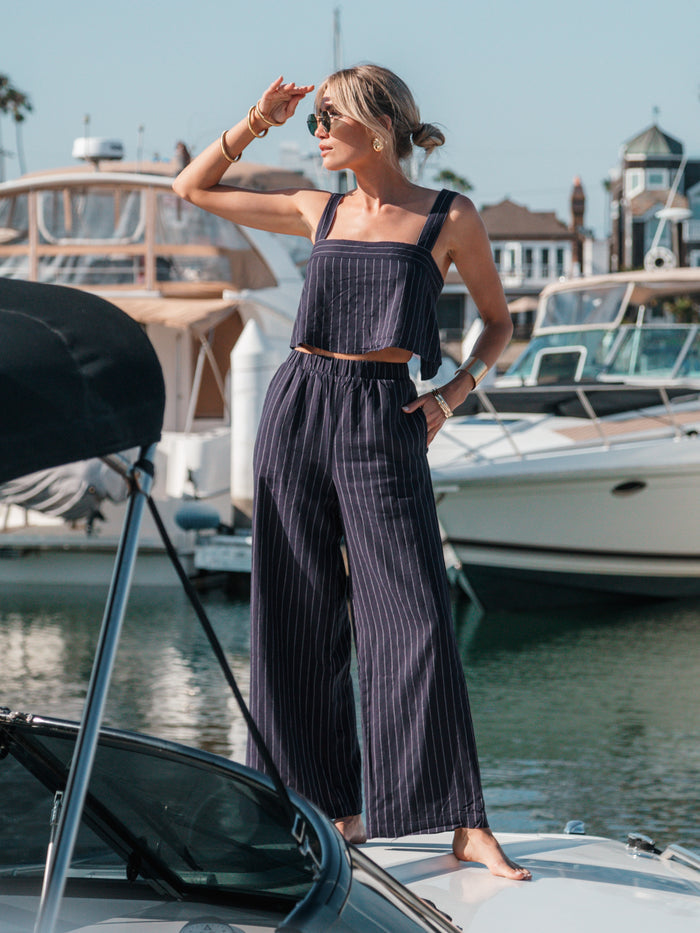 Haven Stripe Crop Top - Final Sale - Stitch And Feather
