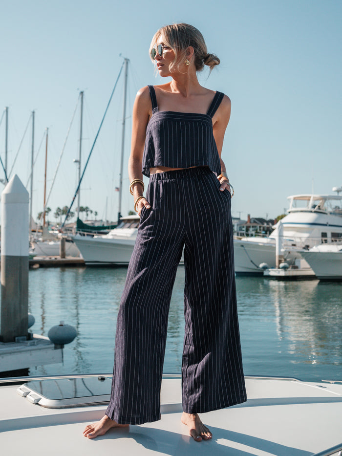 Haven Stripe Crop Top - Final Sale - Stitch And Feather