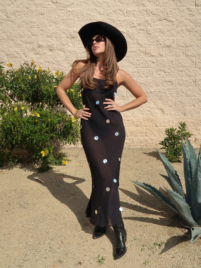 Headliner Sequin Midi Dress - Final Sale - Stitch And Feather