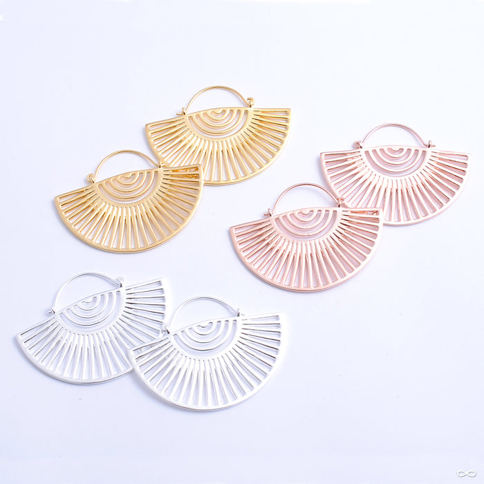 Helios Earrings from Tether Jewelry in assorted materials