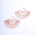 Helios Earrings from Tether Jewelry in rose gold