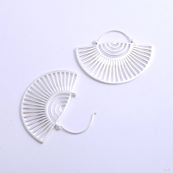 Helios Earrings from Tether Jewelry in silver
