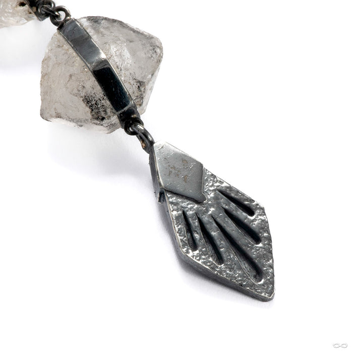 Herkermer Cascade Dangles with Clear Quartz from Diablo Organics