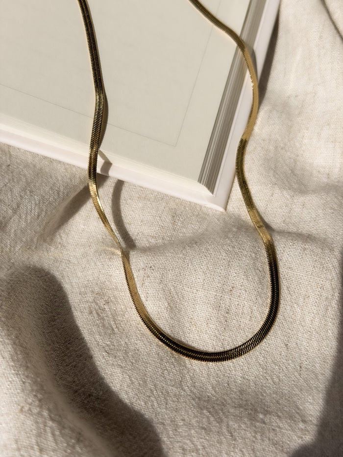 Herringbone Necklace - Stitch And Feather