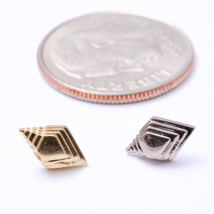 Hierarchy Press-fit End in Gold from Regalia in assorted materials