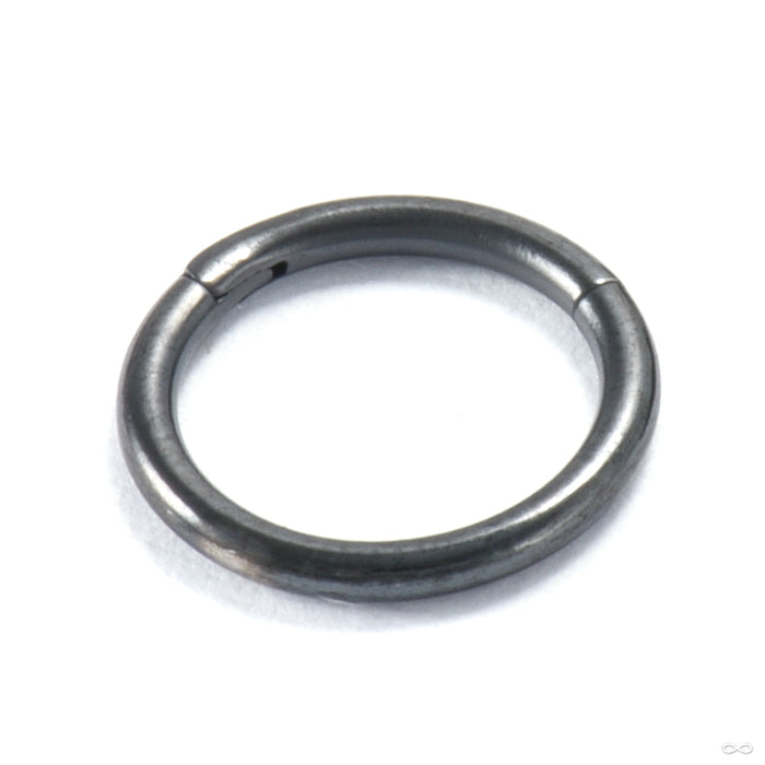 High Polish Clicker from Black Forest Jewelry in black niobium