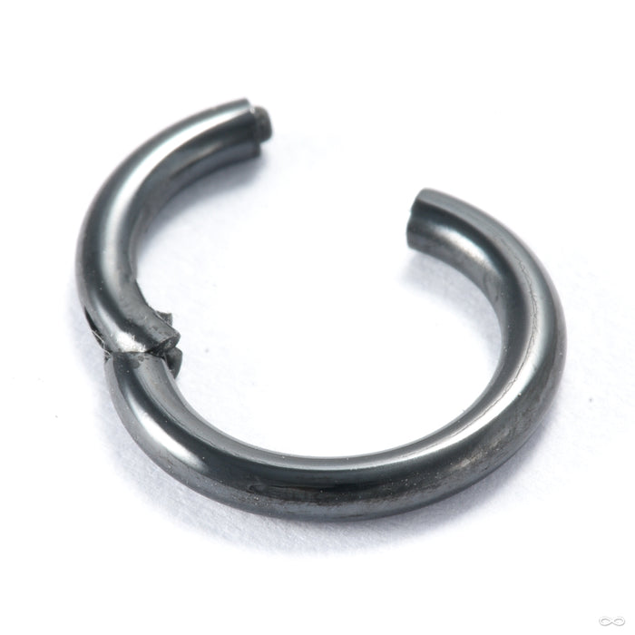 High Polish Clicker from Black Forest Jewelry in black niobium