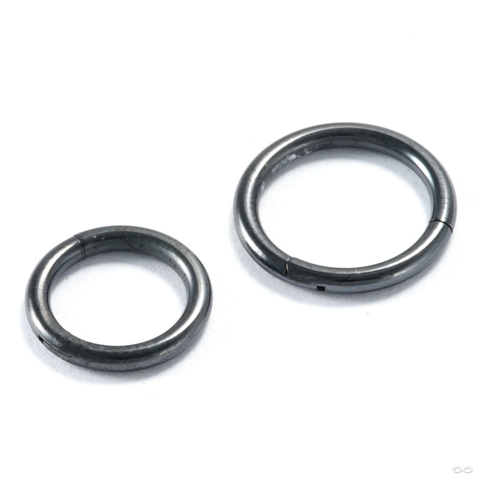 High Polish Clicker from Black Forest Jewelry in black niobium