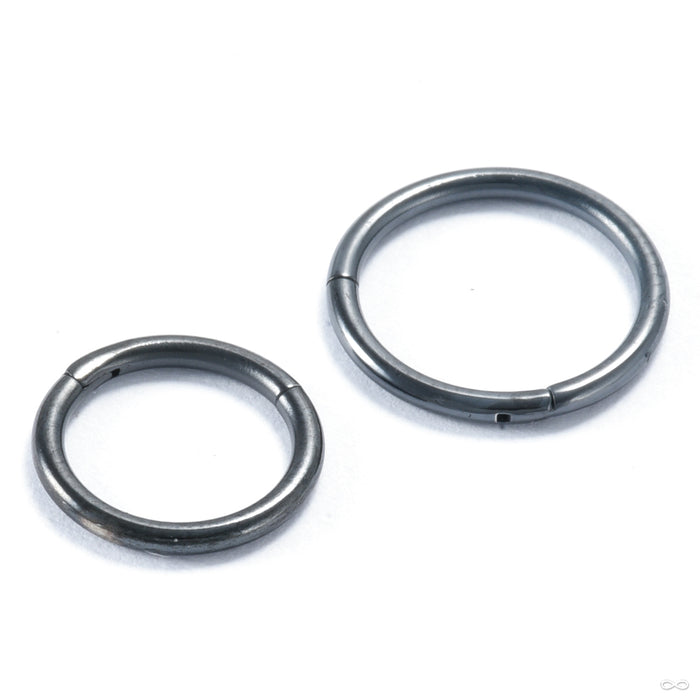High Polish Clicker from Black Forest Jewelry in black niobium