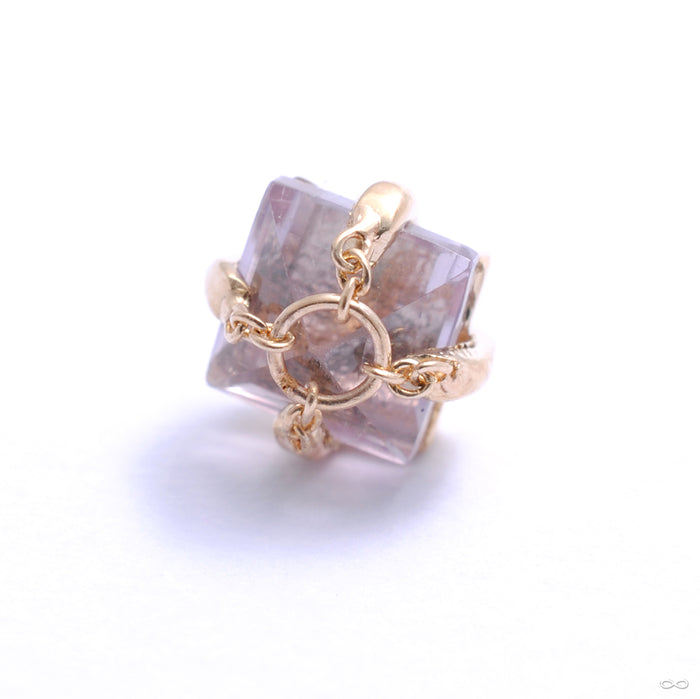 How Dare You Press-fit End in Gold from Pupil Hall with Amethyst