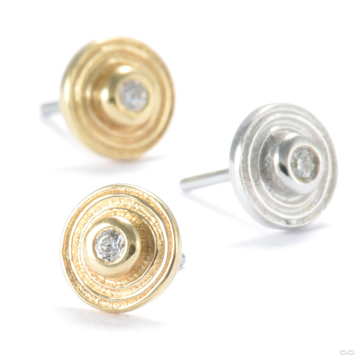 Impulse Press-fit End in Gold from Ember Body Jewelry in assorted materials