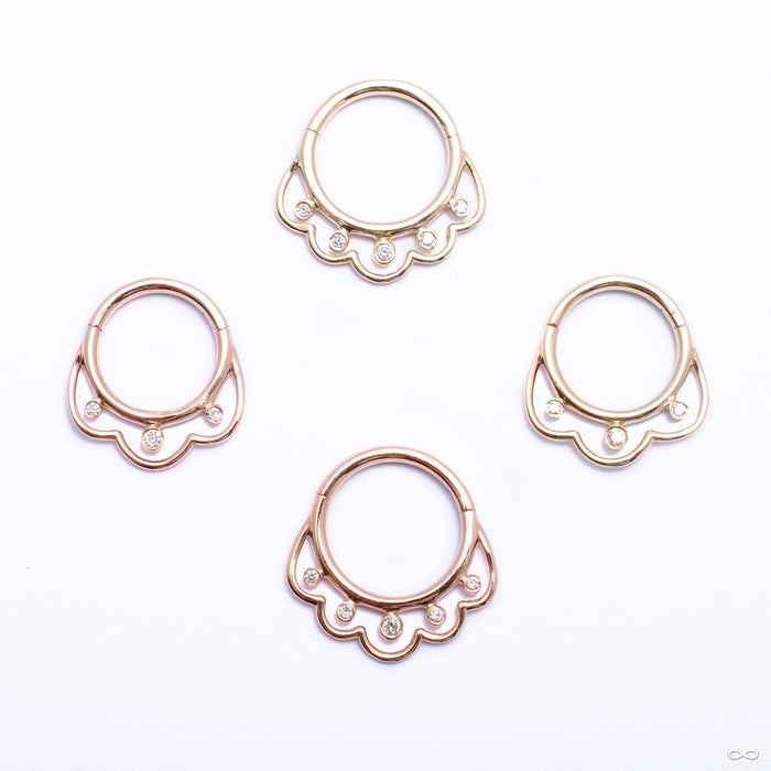 Interiority Clicker in Gold from Pupil Hall in assorted materials