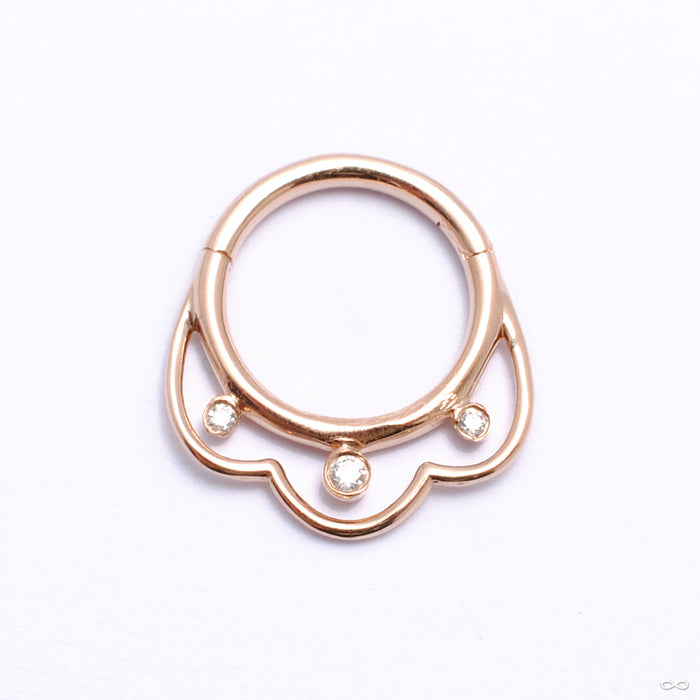 Interiority Clicker in Gold from Pupil Hall in rose gold