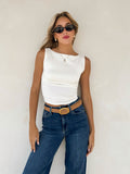 Into You Boatneck Top in Ivory - Stitch And Feather