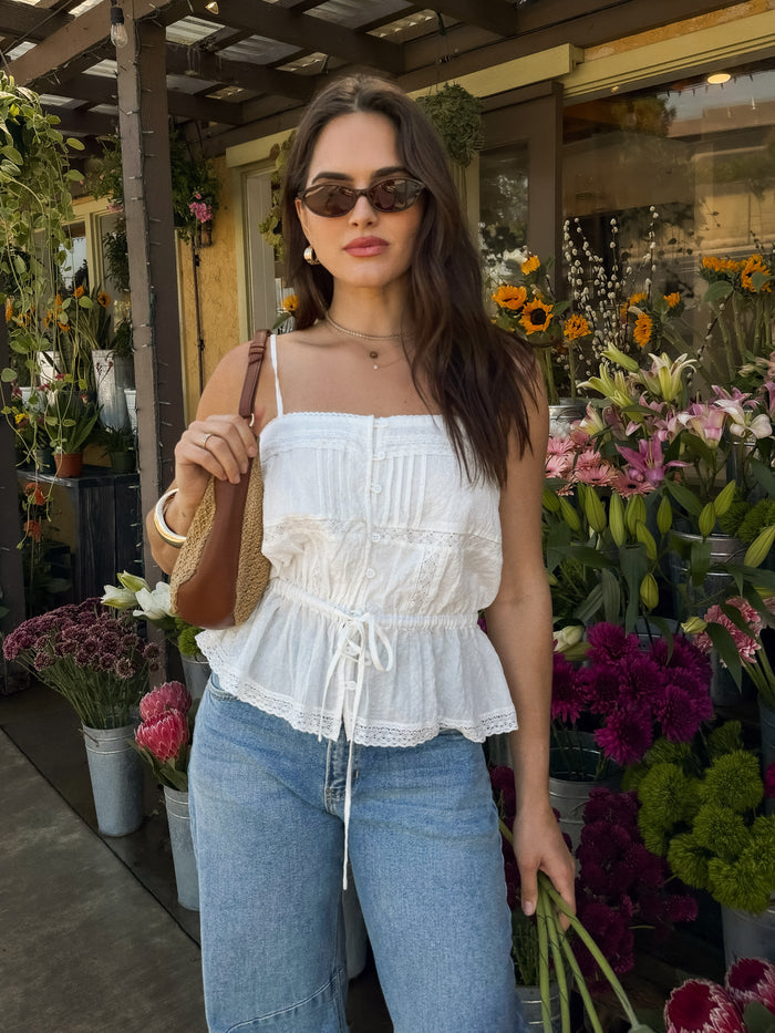 Iris Lace Cami Top - Stitch And Feather