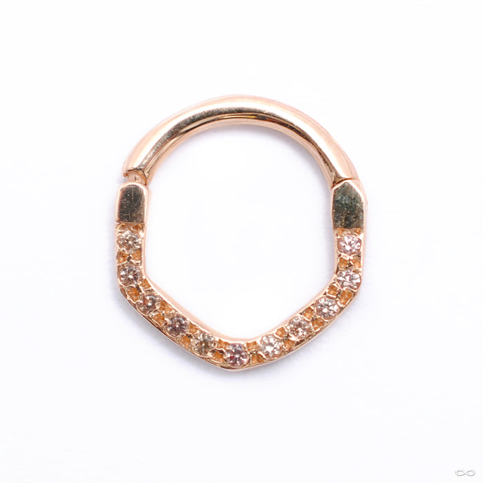 Joy Wonder Clicker in Gold from Pupil Hall with white sapphires