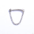 Just A Peek Press-fit Ring in Gold from Pupil Hall in 14k white gold
